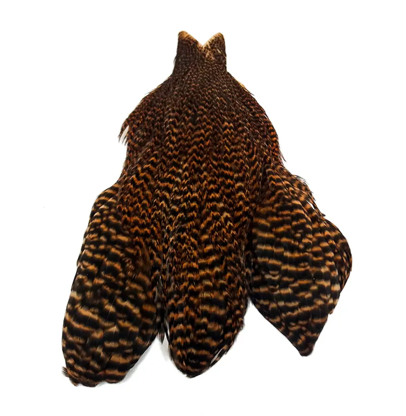 Whiting Exclusive Grizzly Hen Cape in Ginger-6
