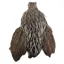Whiting Freshwater Streamer Hen Cape in Silver Badger