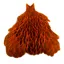 Whiting Freshwater Streamer Hen Cape in Badger dyed Orange