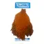 Whiting Freshwater Streamer Rooster Cape in Grizzly Dyed Shrimp Orange