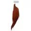 Whiting High and Dry 1/2 Rooster Cape in Grizzly Dyed Burnt Orange