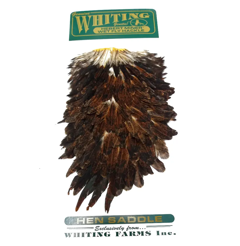 Whiting Hebert Miner Hen Saddle in Brown