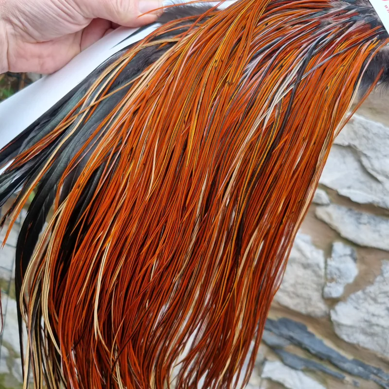 Whiting Silver Grade Rooster Saddle in Furnace A Tying approx a few 12 and lots of 14 16 with some 18-5