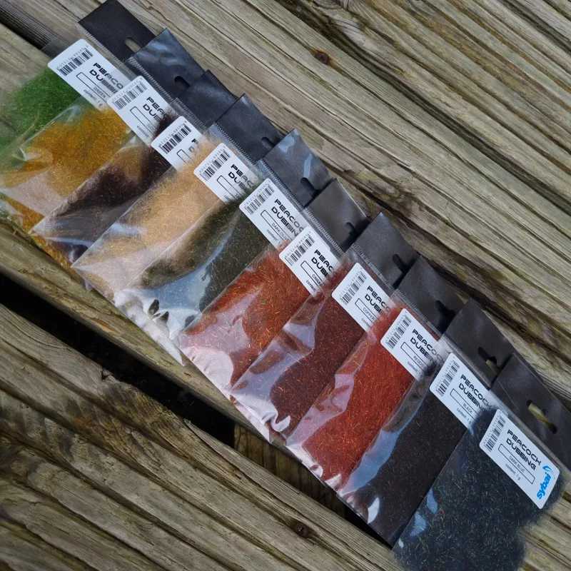 Sybai Peacock Dubbing Packs-1