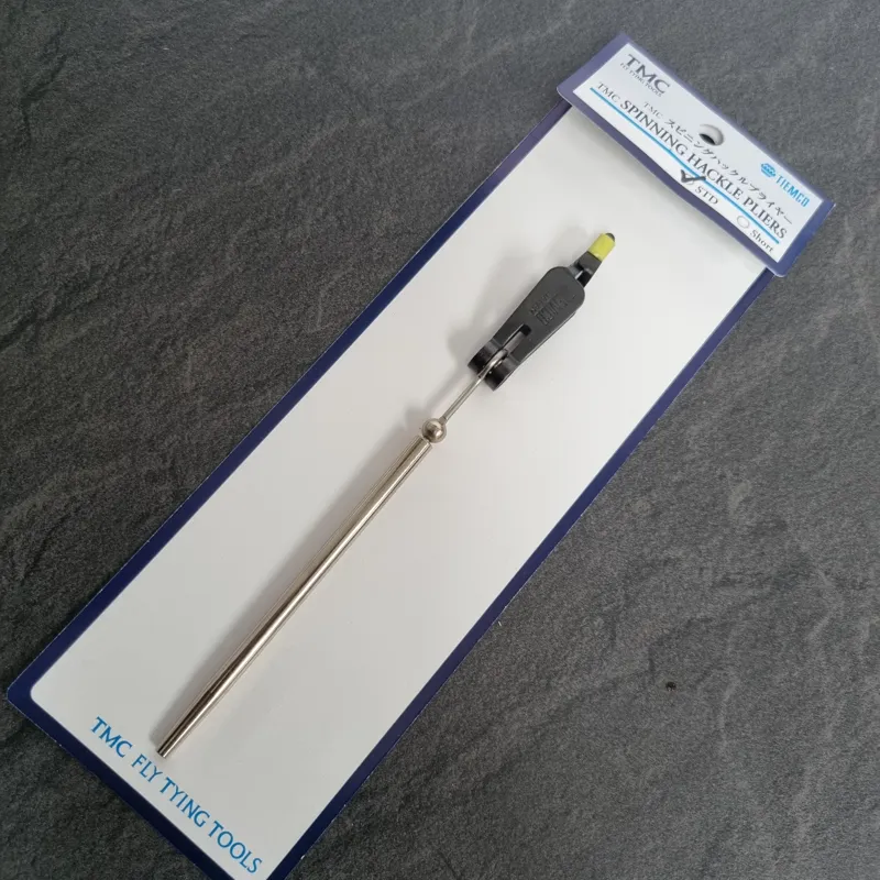 Tiemco TMC Standard Spinning Soft Tip Hackle Plier-1